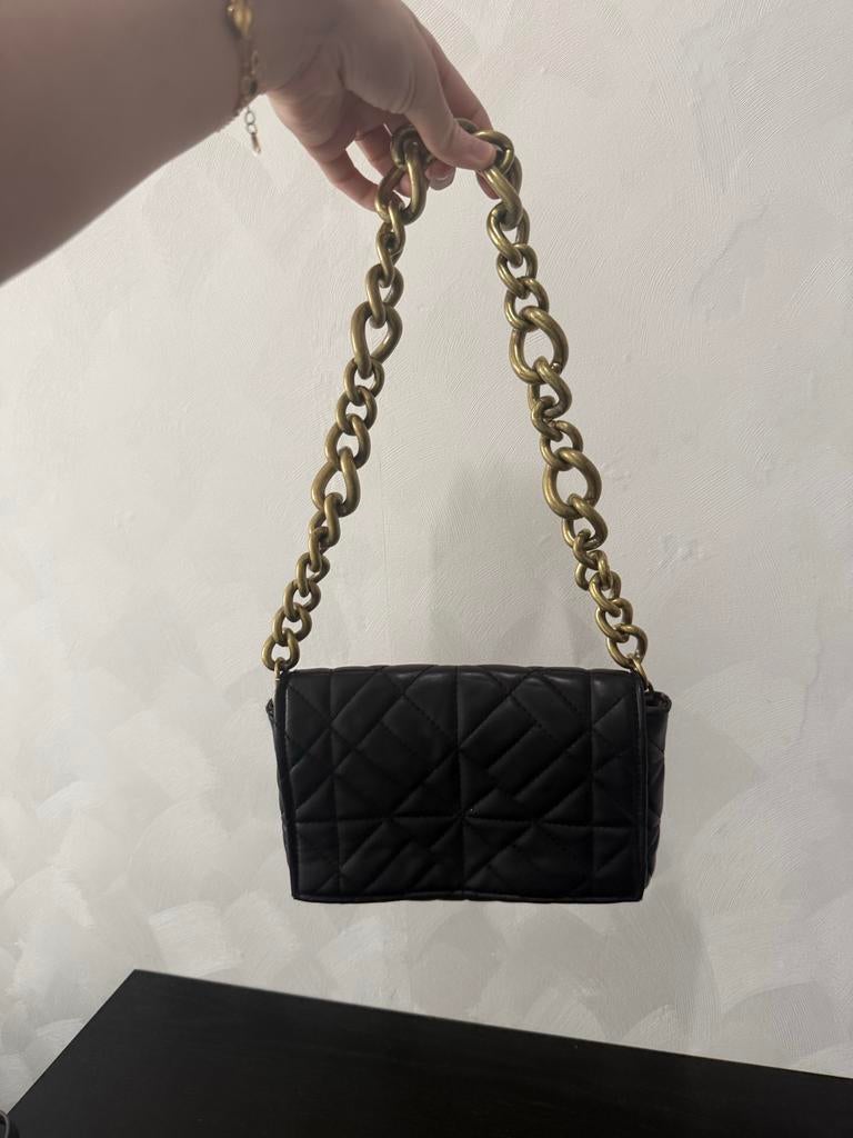 Zara tas, Ophalen of Verzenden, Zo goed als nieuw, Zwart, Schoudertasje