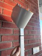 WITTE MODERNE UPLIGHTER VLOERLAMP, Huis en Inrichting, Lampen | Vloerlampen, Ophalen, Gebruikt, Metaal, 150 tot 200 cm