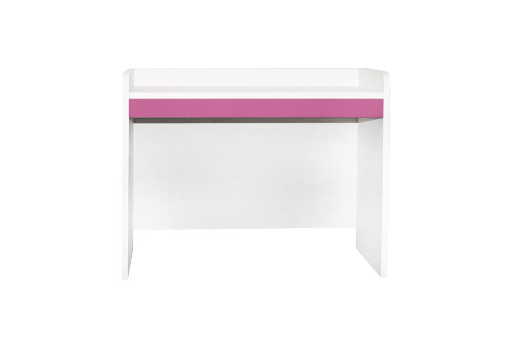 Options hoogslaper - 90x200 - Wit/roze, Huis en Inrichting, Slaapkamer | Stapelbedden en Hoogslapers, Niet ingevuld, Niet ingevuld