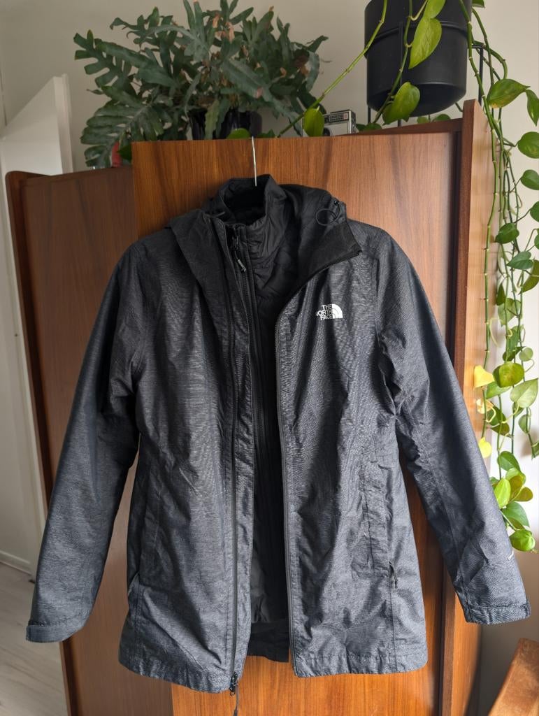The North Face Triclimate Hikesteller 3-in-1 Dames Jas (S), The North Face, Ophalen of Verzenden, Zo goed als nieuw, Zwart