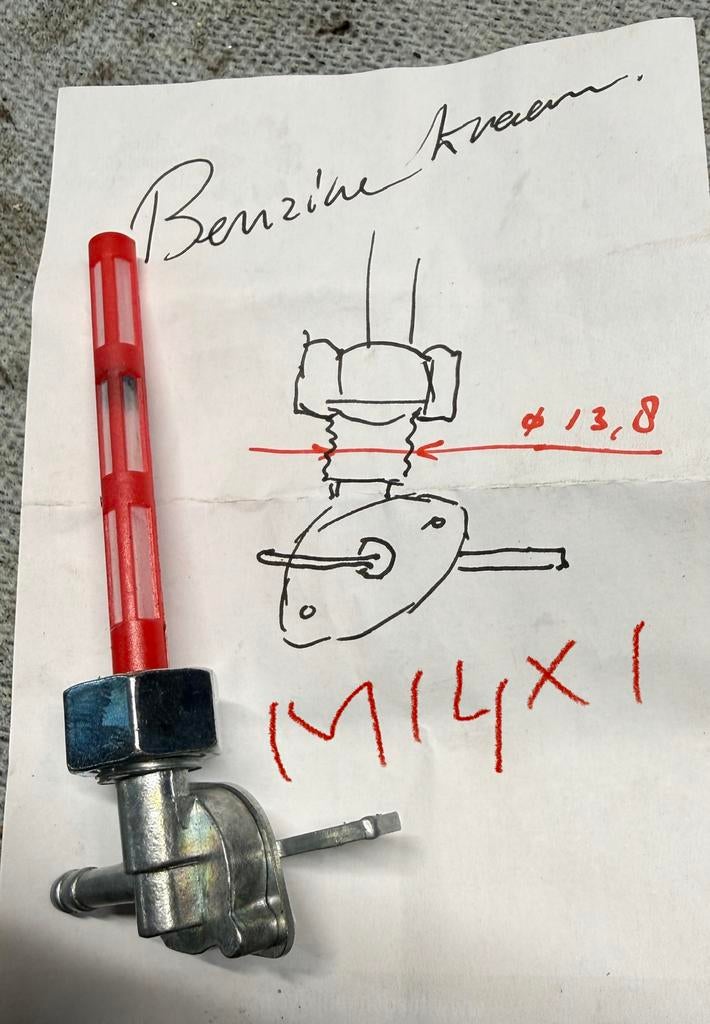 Benzinekraan m14x1, Ophalen of Verzenden, Nieuw