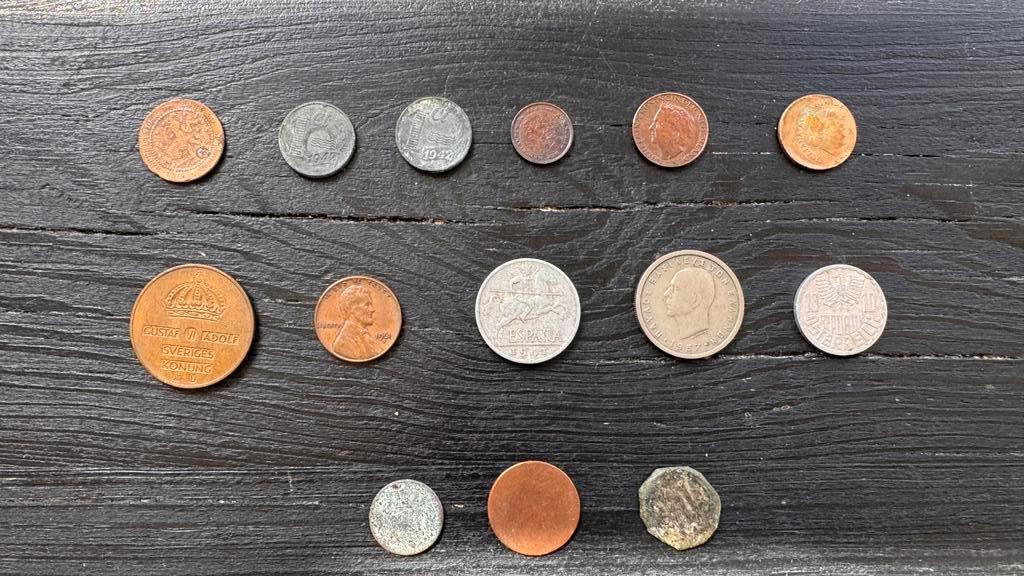 Gevonden munten in een kast., Ophalen of Verzenden, Nederland en Buitenland, Munten