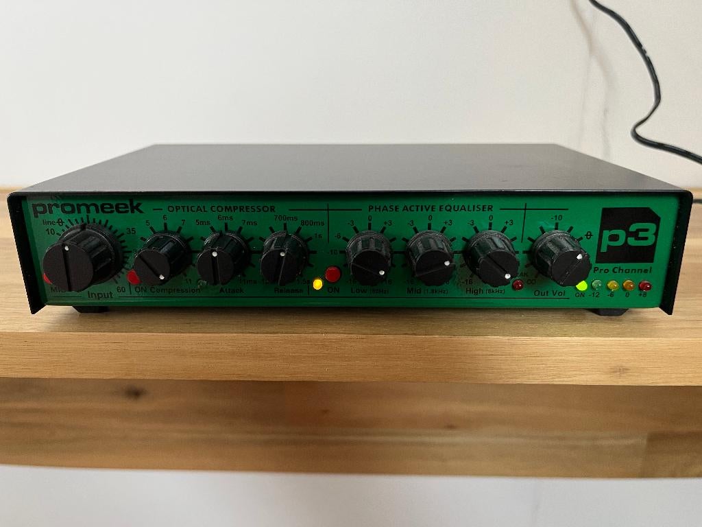 Promeek P3 (JoeMeek TFPro) Preamp Compressor Equalizer, Muziek en Instrumenten, Effecten, Gebruikt, Equalizer, Compressor, Ophalen of Verzenden