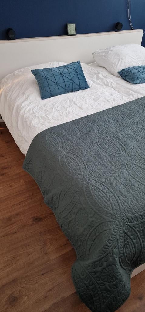 Bedombouw - 2x 90x200 - (2x lattenbodem + mat) - MALM - ikea, Huis en Inrichting, Slaapkamer | Matrassen en Bedbodems, Ophalen