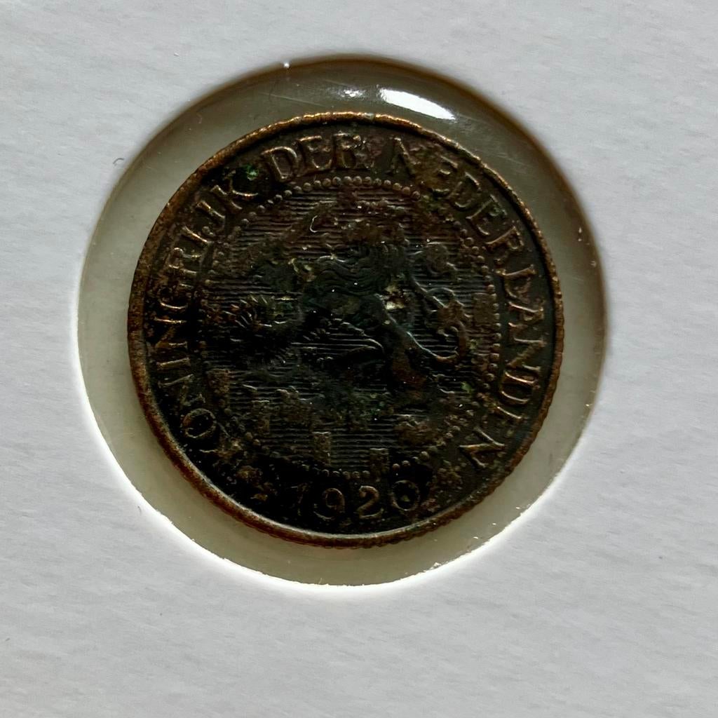Nederland 1 cent 1920 Zfr, Verzenden, Koningin Wilhelmina, 1 cent