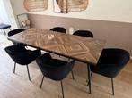 Eettafel | WOOOD | Rhombic | 220x90cm | hout- bepurehome, Ophalen, Gebruikt, Teakhout, 200 cm of meer