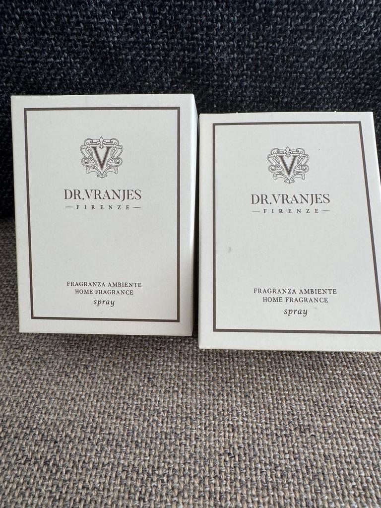 2x Dr. Vranjes Firenze Ambra Home Fragrance Spray 25ml, Ophalen of Verzenden, Nieuw
