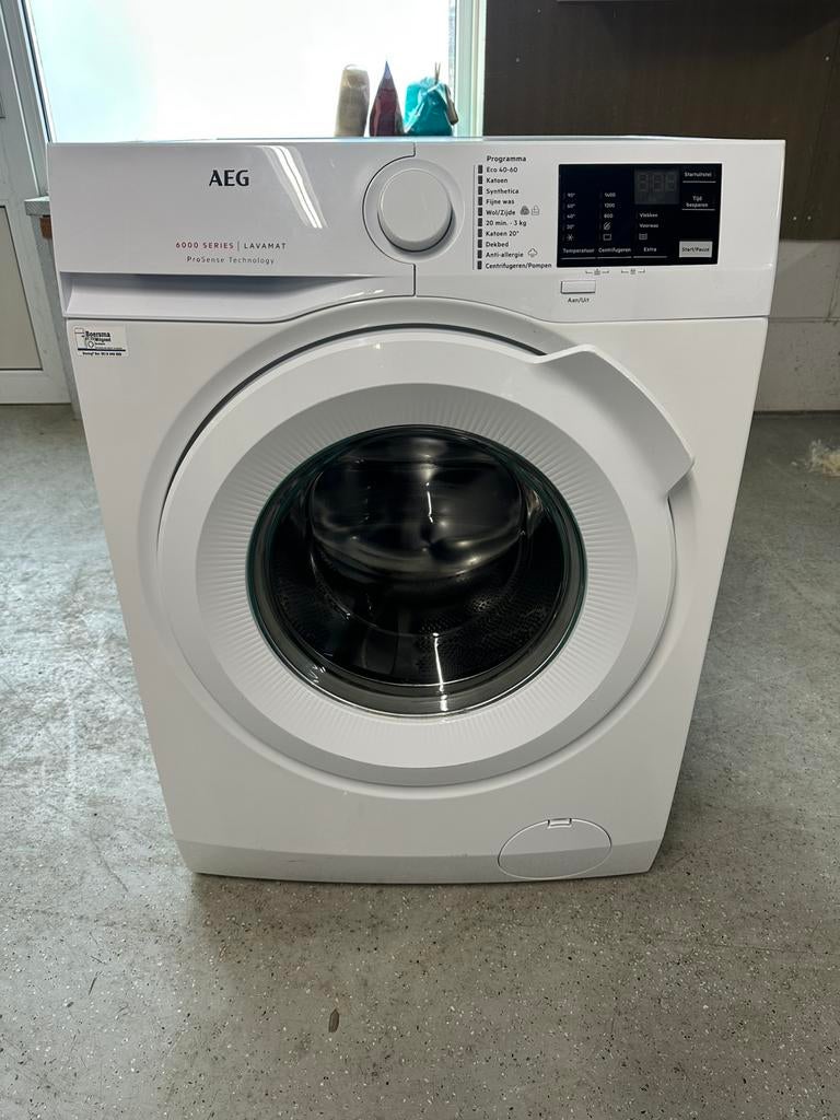Nette Aeg 6000 serie wasmachine 9Kg Garantie, Witgoed en Apparatuur, Wasmachines, 1200 tot 1600 toeren, 8 tot 10 kg, Ophalen of Verzenden