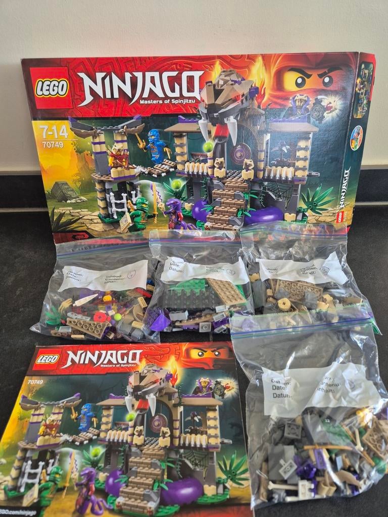 Lego ninjago, Ophalen of Verzenden, Zo goed als nieuw, Complete set, Lego