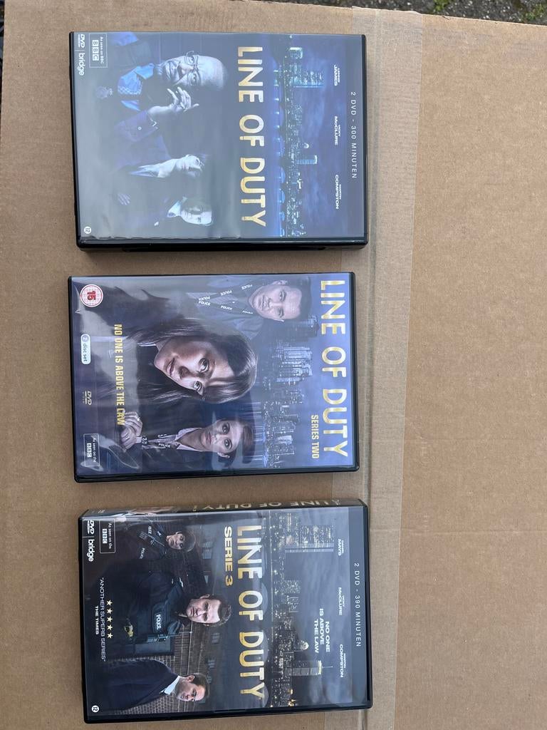 Line of Duty Seizoen 1, 2 & 3 DVD Boxset - Misdaaddrama, Vanaf 16 jaar, Boxset, Drama, Ophalen of Verzenden