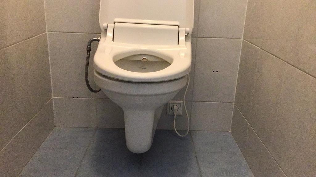 Douche WC Balena 4000 GEBERIT met toiletpot  Sfinx wit, Ophalen, Gebruikt, Douche