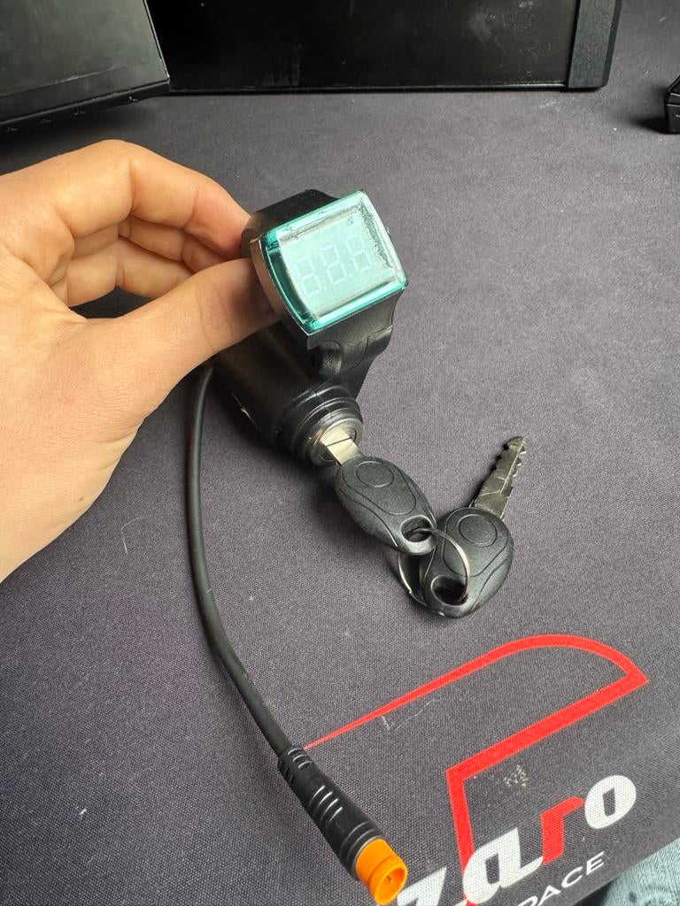 Gas Hendel Slot meg Sleutel, Ophalen of Verzenden, Gebruikt, Overige fietssloten