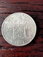Zilveren Daalder Wilhelmina 1931, Postzegels en Munten, Munten | Nederland, Zilver, Ophalen of Verzenden, Koningin Wilhelmina