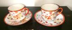 eierschaal porselein 2 kop en schotel, Ophalen of Verzenden