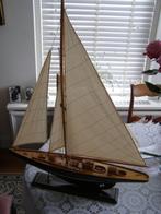 modelzeilboot met  zeilen en schroef Veel details 61 cm lang, Hobby en Vrije tijd, Modelbouw | Boten en Schepen, Ophalen of Verzenden