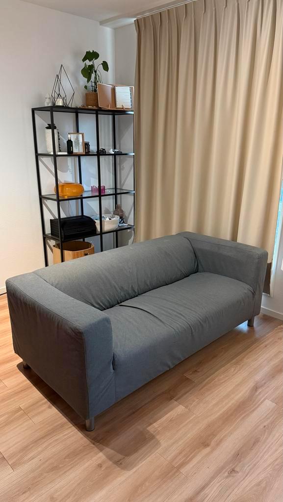 IKEA Klippan bank - Grijs, Huis en Inrichting, Banken | Sofa's en Chaises Longues, Zo goed als nieuw, Tweepersoons, 150 tot 200 cm