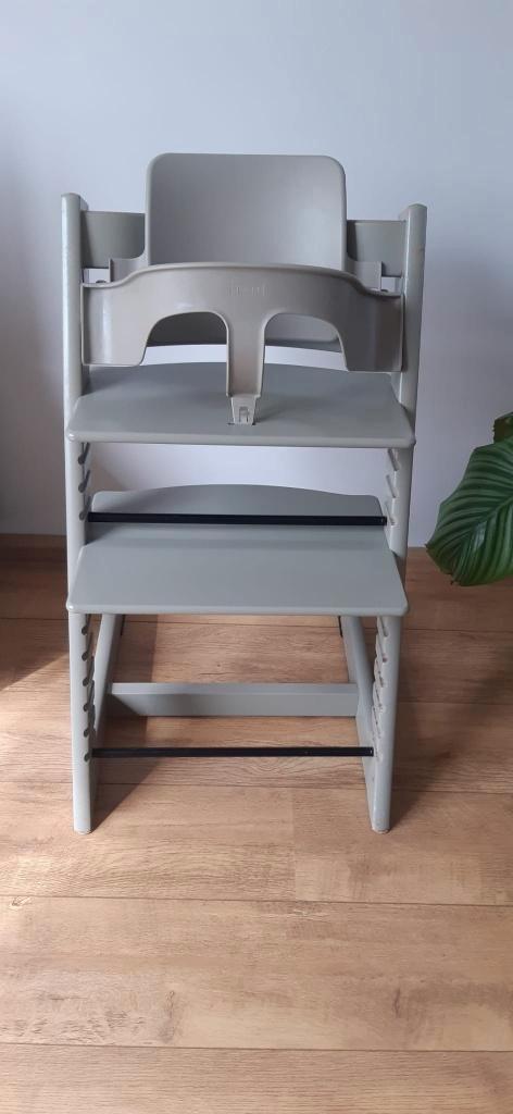 Stokke Tripp Trapp met babyset + gliders, Kinderen en Baby's, Kinderstoelen, Ophalen, Gebruikt, Meegroeistoel, Stoelverkleiner