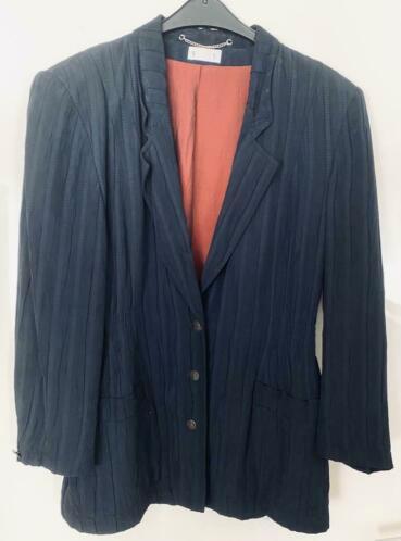 Aperetiv jasje maat 42, Kleding | Dames, Jasjes, Kostuums en Pakken, Zo goed als nieuw, Jasje, Maat 42/44 (L), Blauw, Ophalen of Verzenden