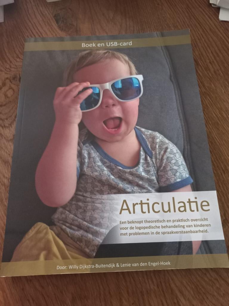 Articulatie: Logopedisch boek met USB-card, Boeken, Willy Dijkstra-Buitendijk & Lenie van den Engel-Hoek, Nieuw, Gamma, HBO