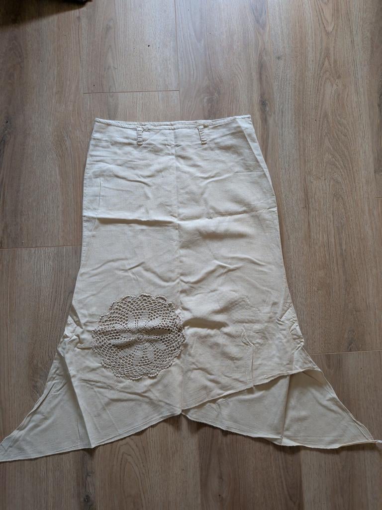 Apart katoenen rok 38, Kleding | Dames, Rokken, Maat 38/40 (M), Beige, Ophalen of Verzenden, Gedragen
