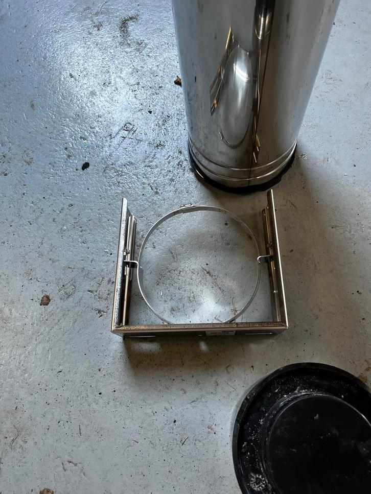 Isoduct ID150MSV Muurbeugel verstelbaar Ø150/220, Doe-het-zelf en Verbouw, Verwarming en Radiatoren, Nieuw, Overige typen, 30 tot 80 cm