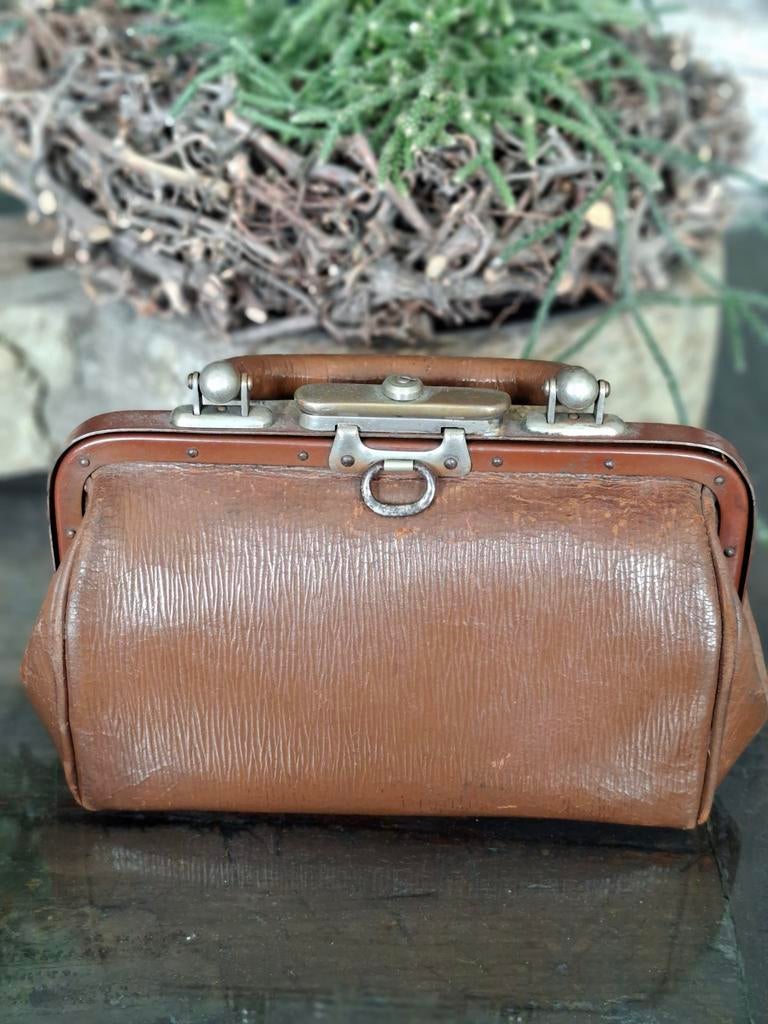 bruine dokterstas - klein formaat, Ophalen of Verzenden