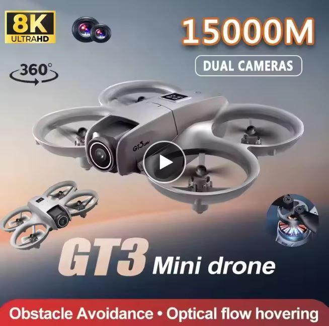 15000m 8K Dual Camera-Drone 6-Assig Max-Speed 6 m/s 2025 RTF, Audio, Tv en Foto, Drones, Nieuw, Ophalen of Verzenden
