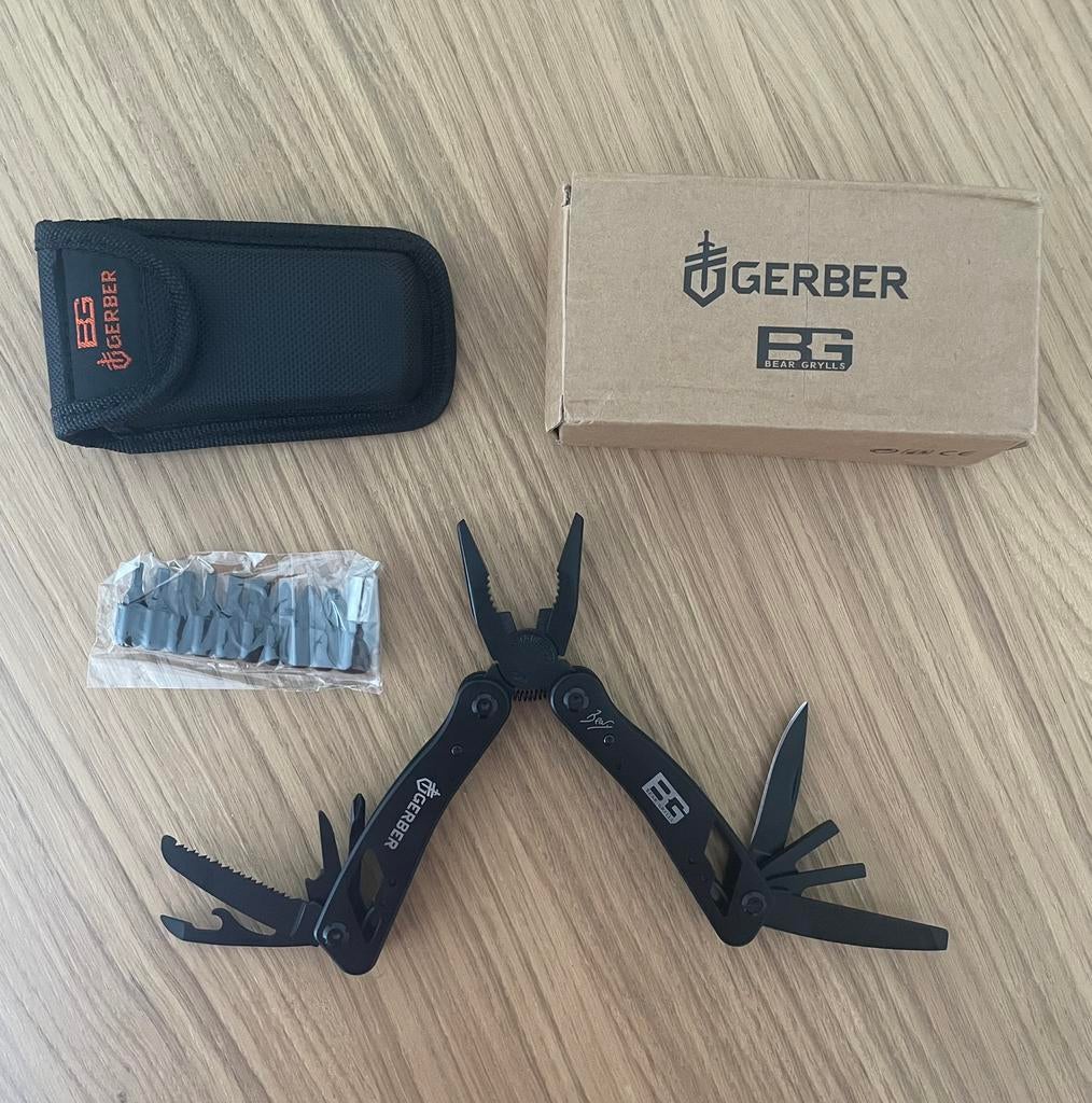Gerber Bear Grylls multitool zwart - nieuw, Ophalen of Verzenden, Nieuw