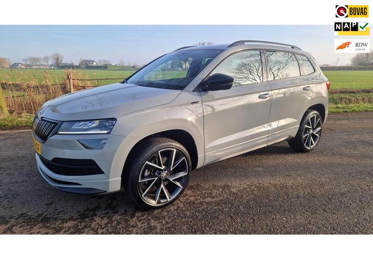 Skoda Karoq 1.5 TSI ACT Sportline Business dealer onderhoude, Auto's, Skoda, Bedrijf, Te koop, Karoq, ABS, Achteruitrijcamera