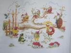 borduurpatroon kabouter ORKEST in het bos die MUZIEK maken, Ophalen of Verzenden, Zo goed als nieuw, Handborduren, Patroon