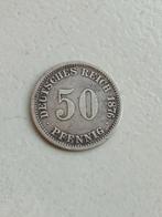 Duitse Rijk 50 Pfennig 1876 D, Postzegels en Munten, Munten | Europa | Niet-Euromunten, Ophalen of Verzenden, Duitsland, Losse munt