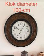 Grote wandklok Antoine de Prateau, 100 cm diameter, Ophalen of Verzenden