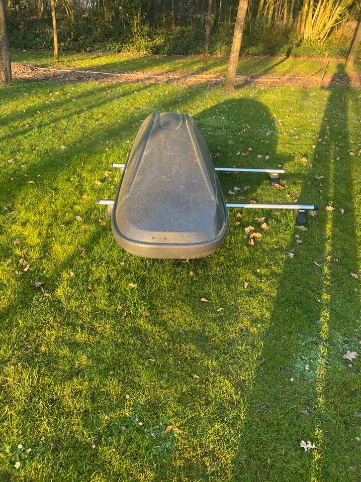 Dak koffer , ski’s, wintersport, Auto diversen, Dakkoffers, Gebruikt, Ophalen of Verzenden