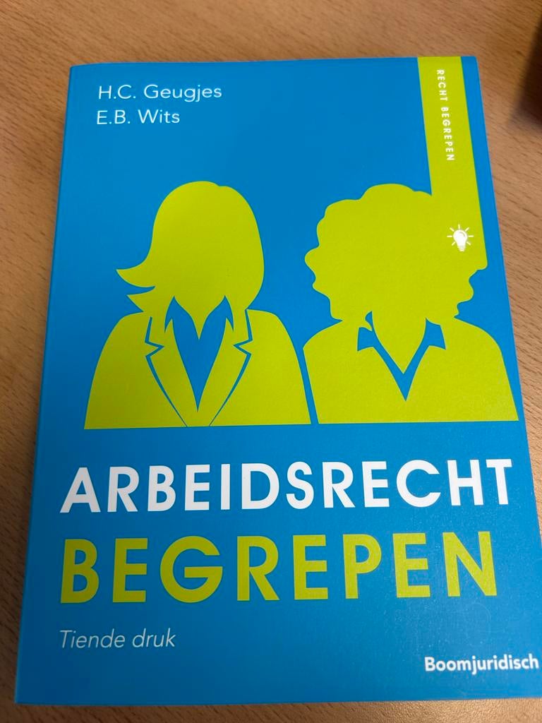 Arbeidsrecht Begrepen 10e druk - Nieuw, Boeken, Ophalen of Verzenden, Gamma, Nieuw, HBO