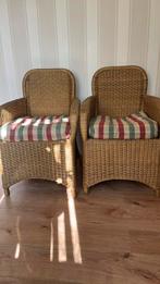 Rotan stoelen 4 stuks   Tuinstoelen, Huis en Inrichting, Stoelen, Ophalen, Zo goed als nieuw, Bruin