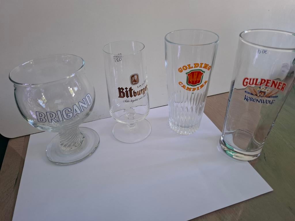 Diverse bierglazen, Verzamelen, Biermerken, Ophalen of Verzenden, Zo goed als nieuw, Glas of Glazen, Overige merken