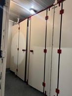 Grote toiletwagen met 4 toiletten en 2 grote urinoirs, Ophalen