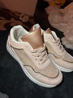 Dames Sneakers Roze/Goud met Glitter, Kleding | Dames, Schoenen, Ophalen of Verzenden, Zo goed als nieuw, Roze, Sneakers of Gympen
