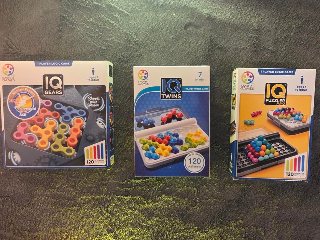 3 IQ Smart spellen **NIEUW**, Ophalen of Verzenden, Nieuw