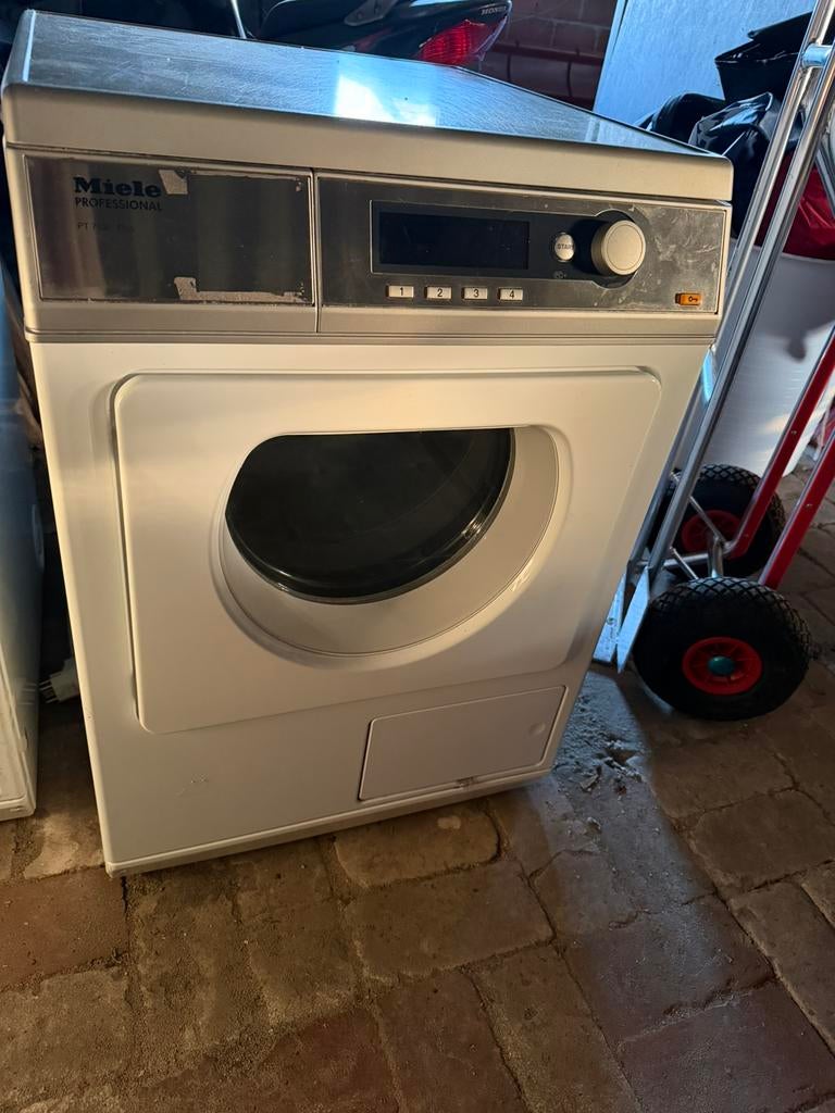 PT7136 miele professional droger luchtafvoer met garantie, Witgoed en Apparatuur, Wasdrogers, 6 tot 8 kg, Gebruikt, Luchtafvoer