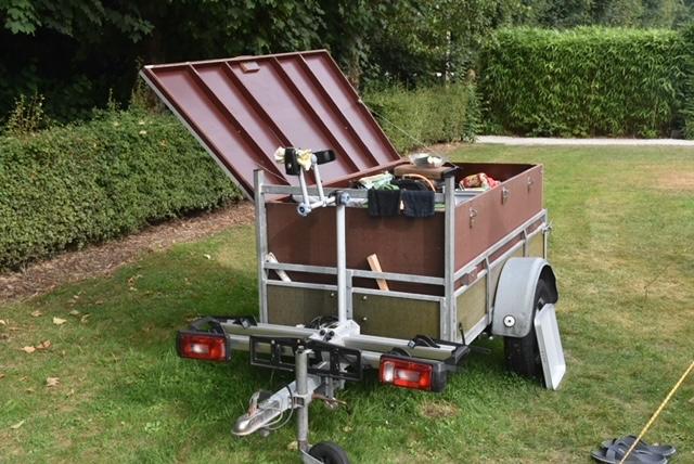 Bagagewagen gesloten, Ophalen of Verzenden, Gebruikt, 80 kg of meer