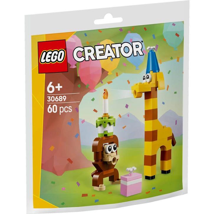 Lego Creator: 30689 Verjaardagsfeestdieren, Kinderen en Baby's, Speelgoed | Duplo en Lego, Nieuw, Ophalen of Verzenden