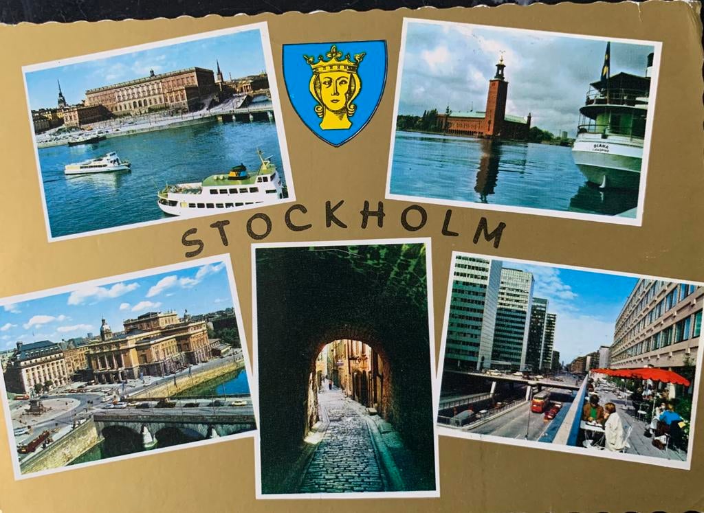 Zweden, Stockholm., Ophalen of Verzenden, Gelopen, Overig Europa