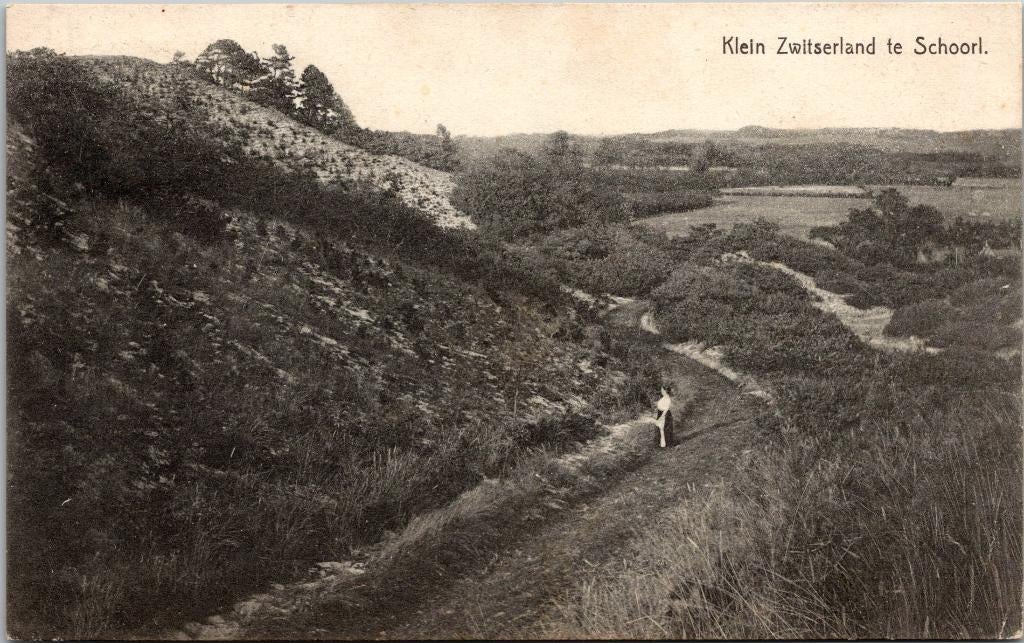 Schoorl - Klein Zwitserland (1927), Verzenden, 1920 tot 1940, Gelopen, Noord-Holland
