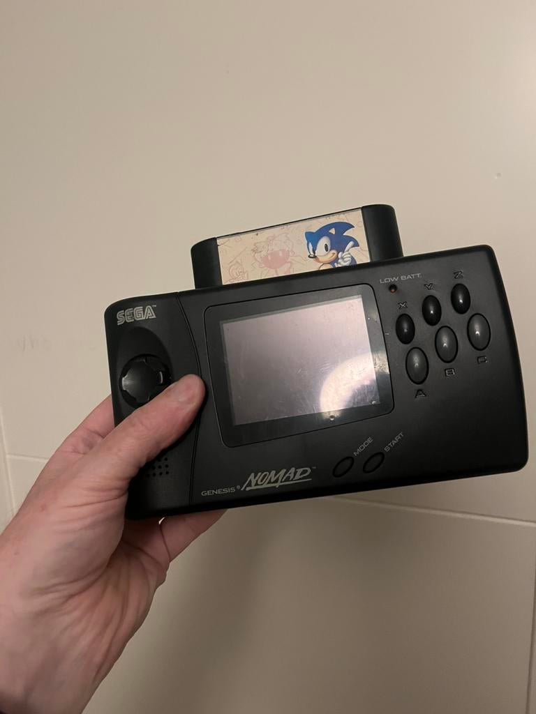 Sega Nomad handheld met Sonic, Gebruikt, 1 speler, Ophalen of Verzenden, Vanaf 3 jaar