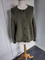 Vest, Selected Femme, 59% wol,  maat L, mosgroen, Kleding | Dames, Selected Femme, Verzenden, Zo goed als nieuw