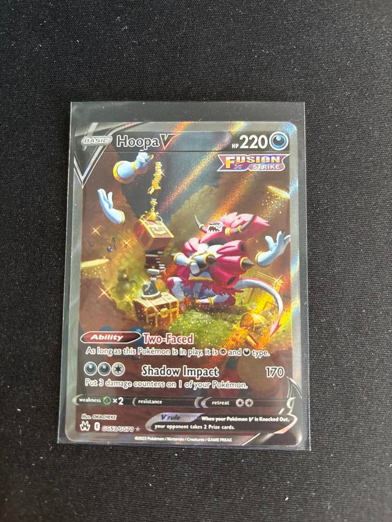 Hoopa V GG53/GG70 | NM | Crown Zenith, Ophalen of Verzenden, Gebruikt, Losse kaart, Foil