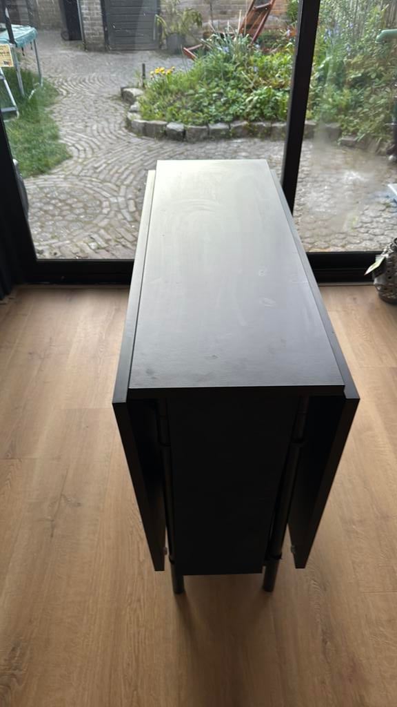 Ikea kallhall eettafel opklapbare, Huis en Inrichting, Tafels | Eettafels, Ophalen, Minder dan 50 cm, 100 tot 150 cm, Zo goed als nieuw