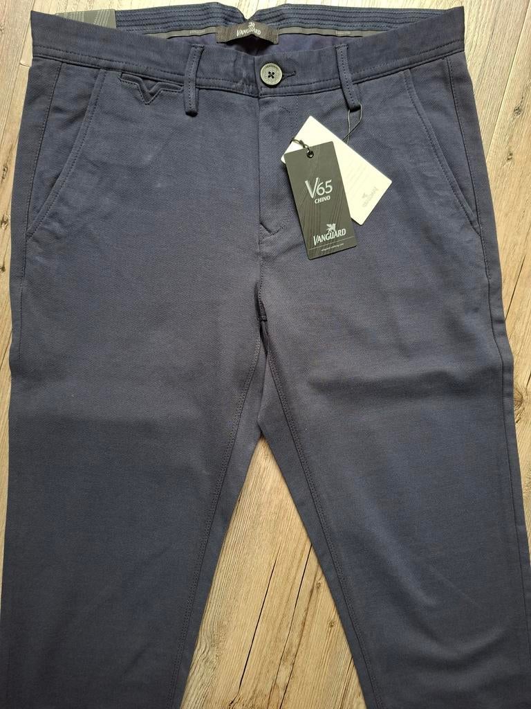 VANGUARD V65 slimfit chino W30 L34, Blauw, Nieuw, Ophalen of Verzenden, Vanguard