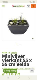 Velda minivijver 55x55, Ophalen, Kunststof, Fontein